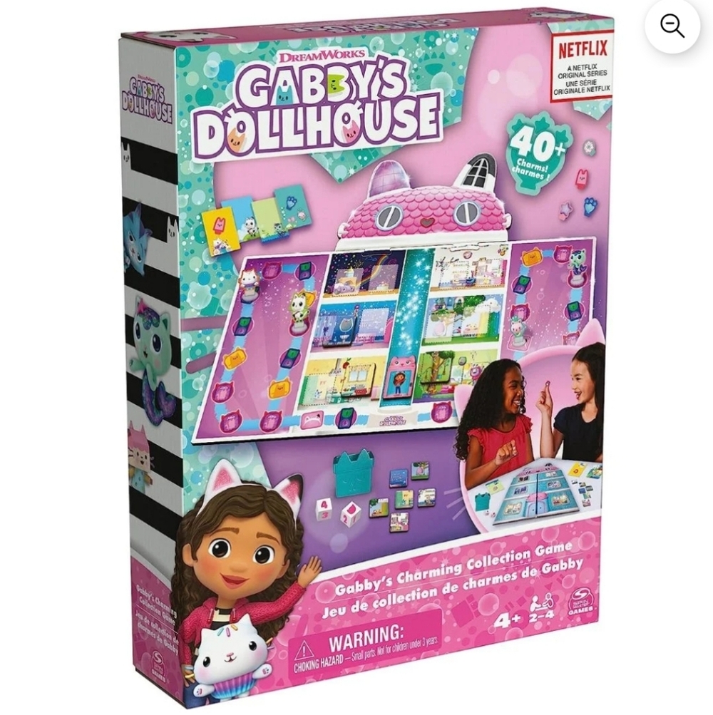 Dreamworks Gabby's Dollhouse Charming Collection Board Game